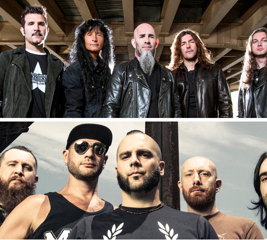 Killswitch Engage et Anthrax