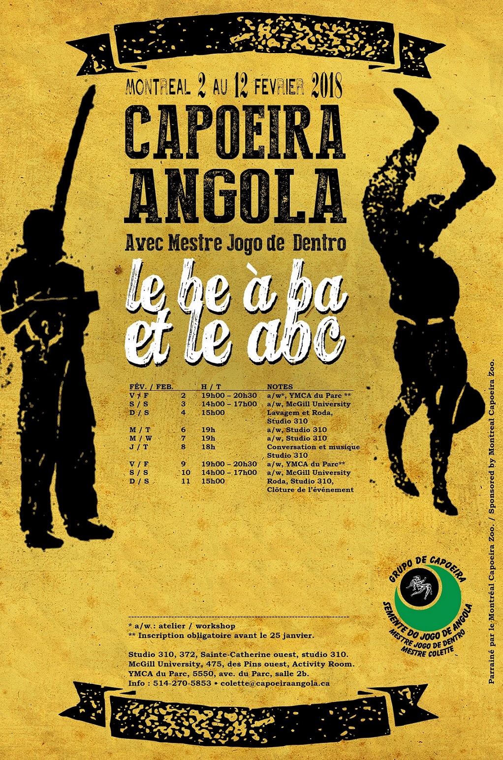 Le bé a ba et le abc de la Capoeira Angola