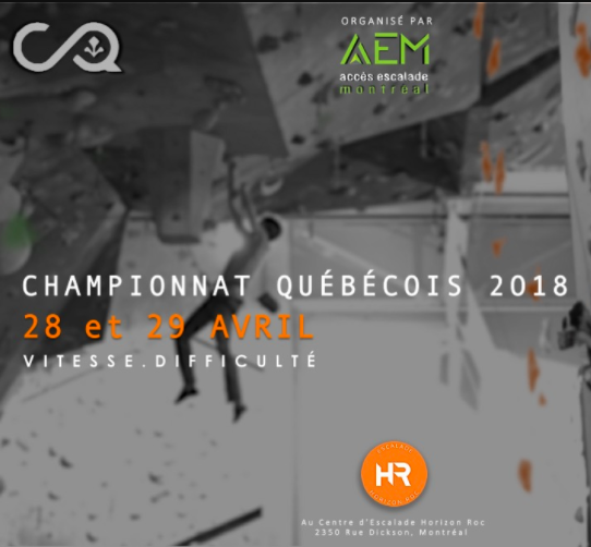 Championnat Québécois d’escalade 2018 – ÉTAPE 14