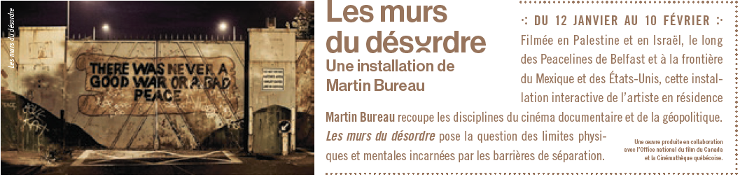 Les murs du désordre – Martin Bureau