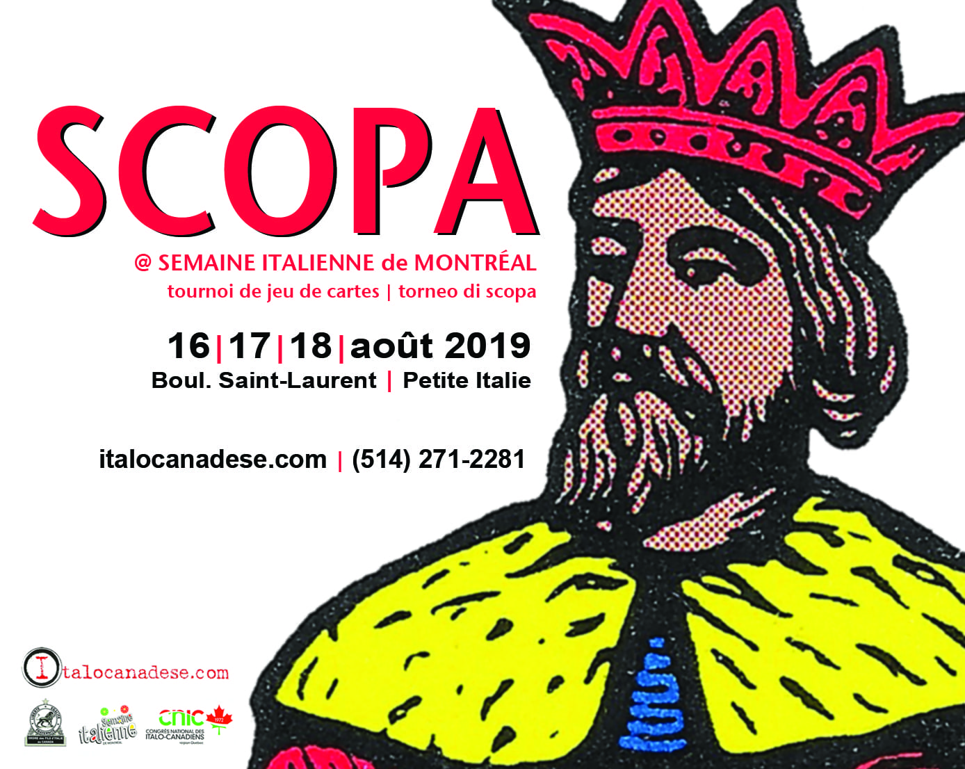 Tournoi de Scopa | Semaine Italienne de Montréal