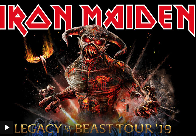 Iron Maiden – Legacy Of The Beast Tour 2019