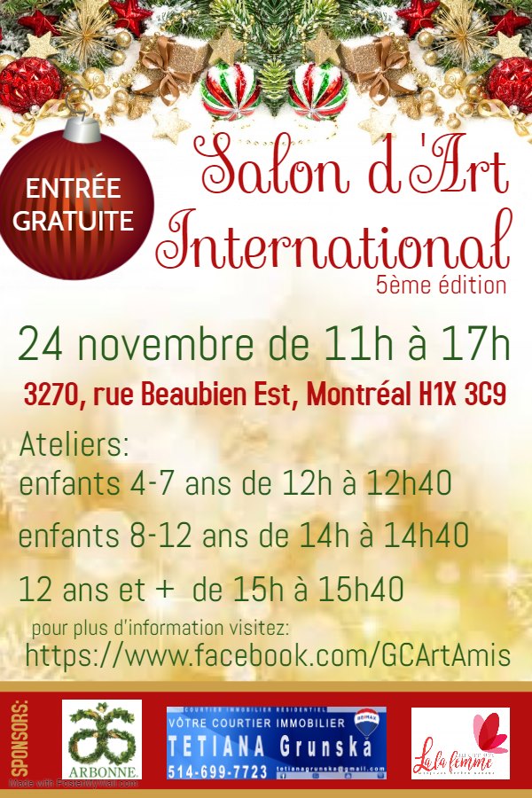 Marché artisanal Salon d’Art International 2019