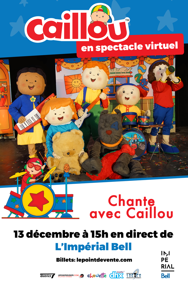 Caillou – spectacle virtuel