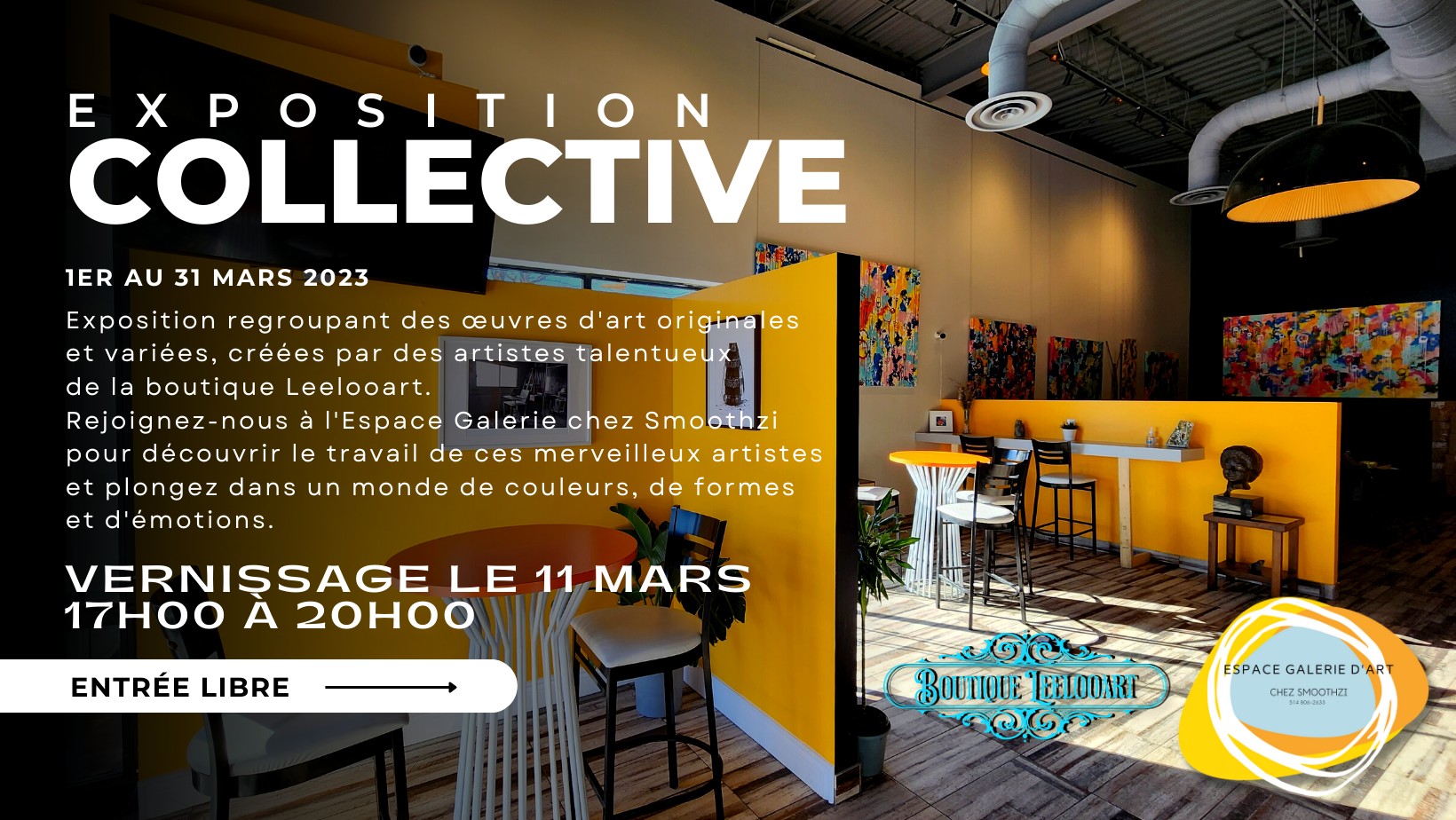 Vernissage – Collectif d’artistes de la boutique Leelooart