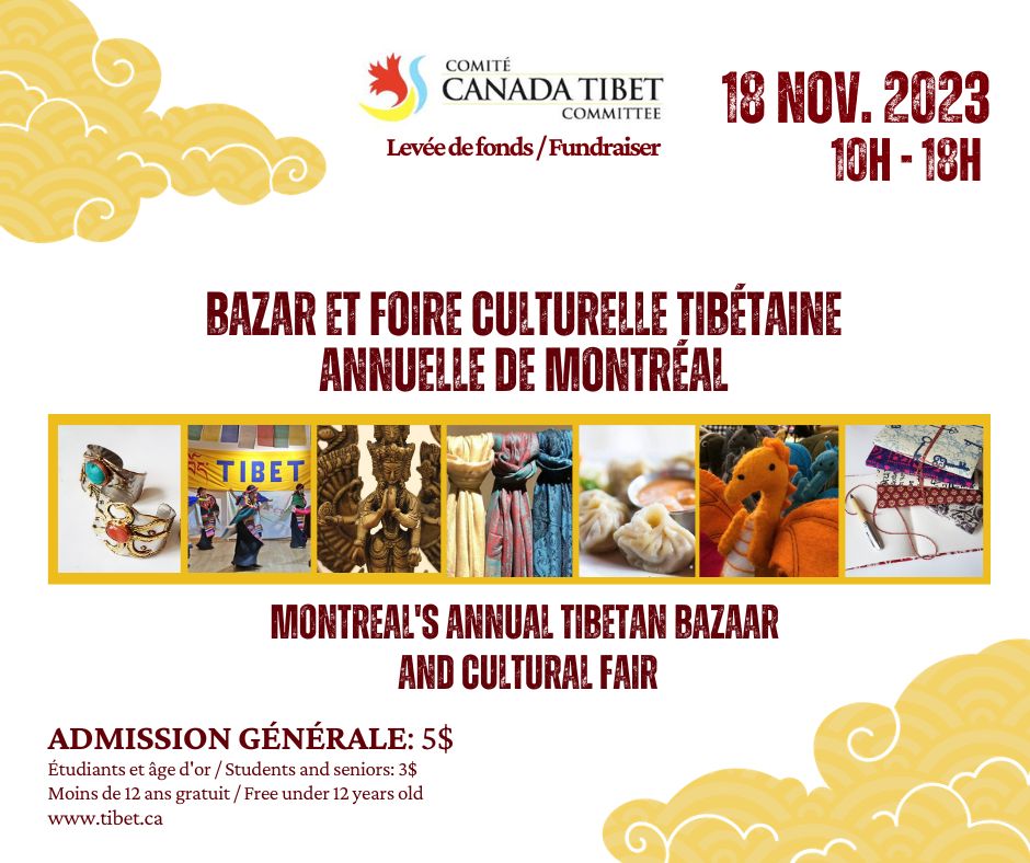 Bazar et foire culturelle tibétaine de Montréal