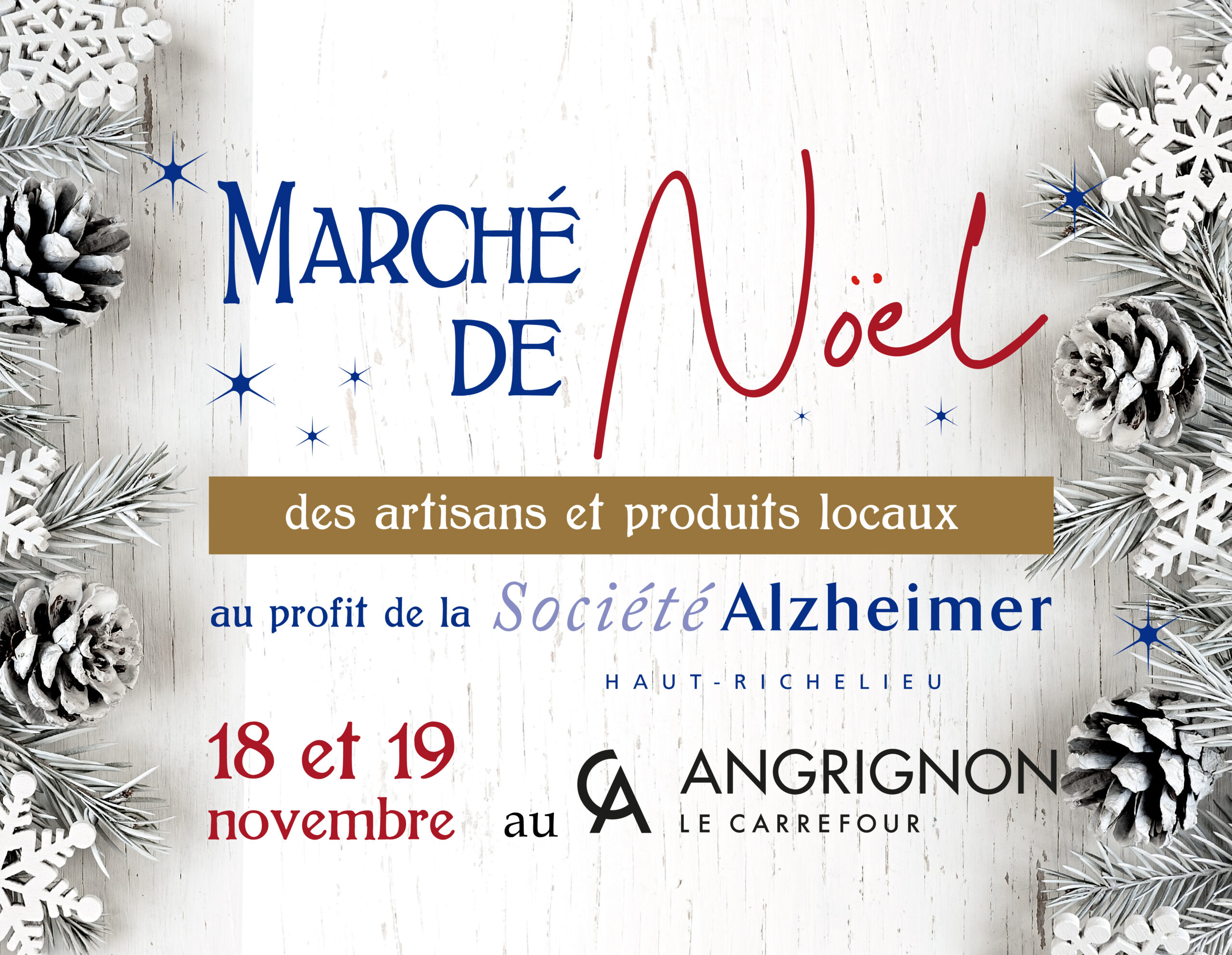 Marché de Noël au profit de la Société Alzheimer (Carrefour Angrignon)