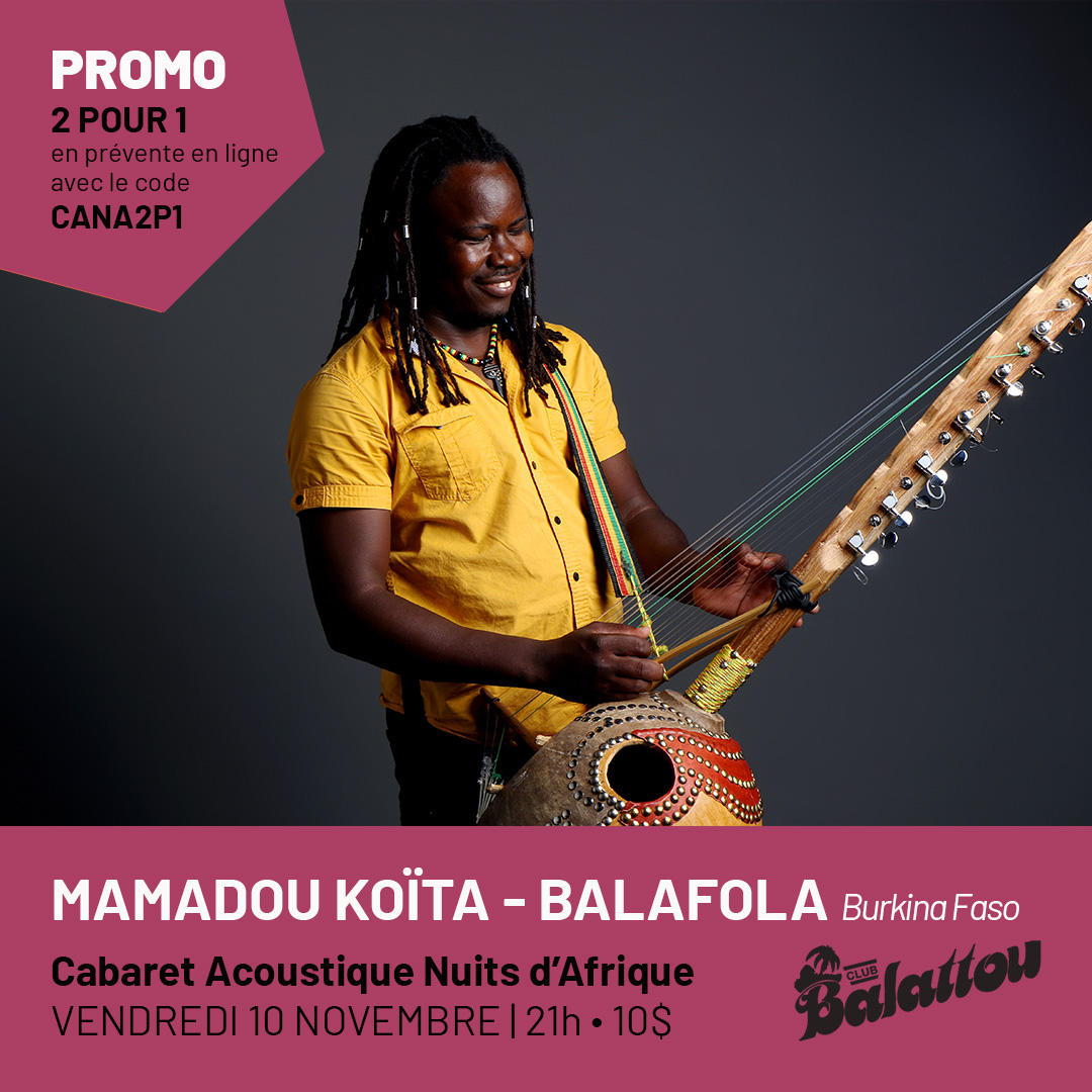 MAMADOU KOÏTA – BALAFOLA II Concert lancement d’album
