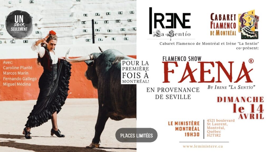 FAENA, un spectacle d’ Irene « La Sentío »