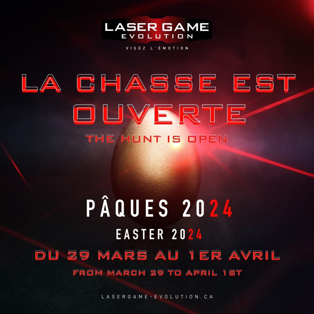 Pâques au Laser Game Evolution