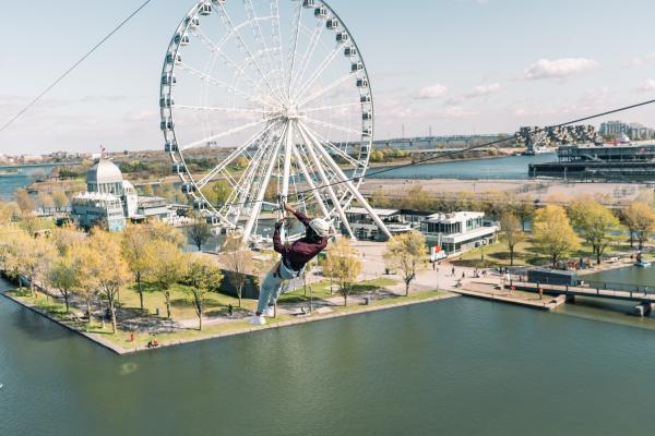 Tyrolienne MTL Zipline