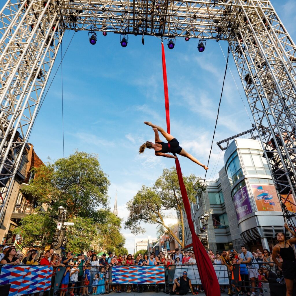 Montréal complètement cirqueActivité à Montréal en juillet