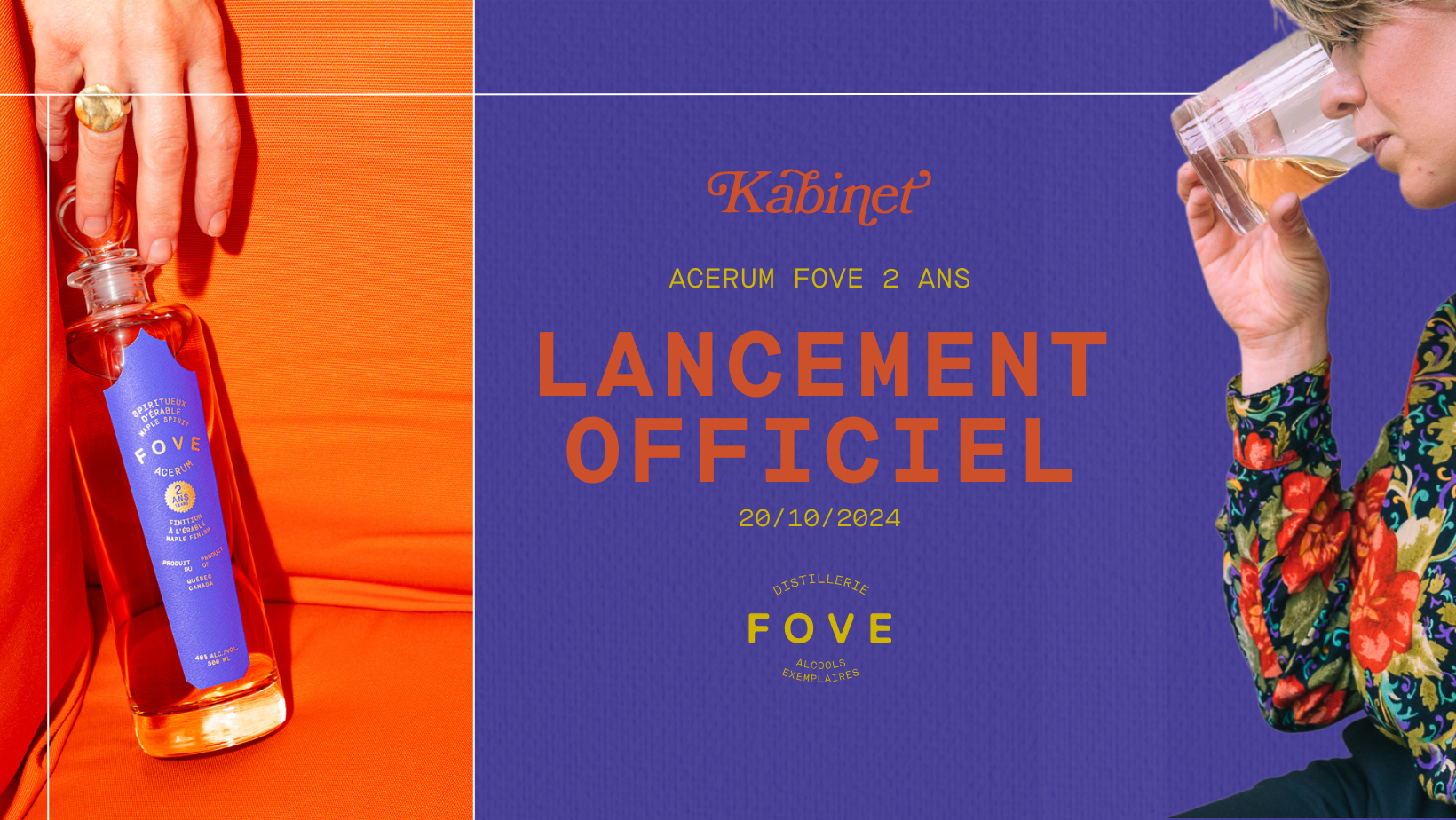 Distillerie FOVE – Lancement exclusif  – Acerum 2 ans