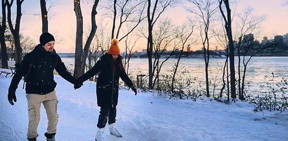 Patinage au parc Jean-Drapeau