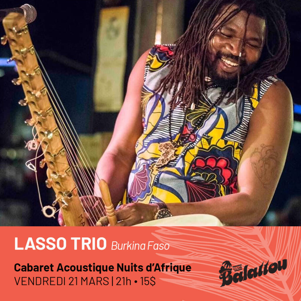 LASSO TRIO – Cabaret Acoustique Nuits d’Afrique