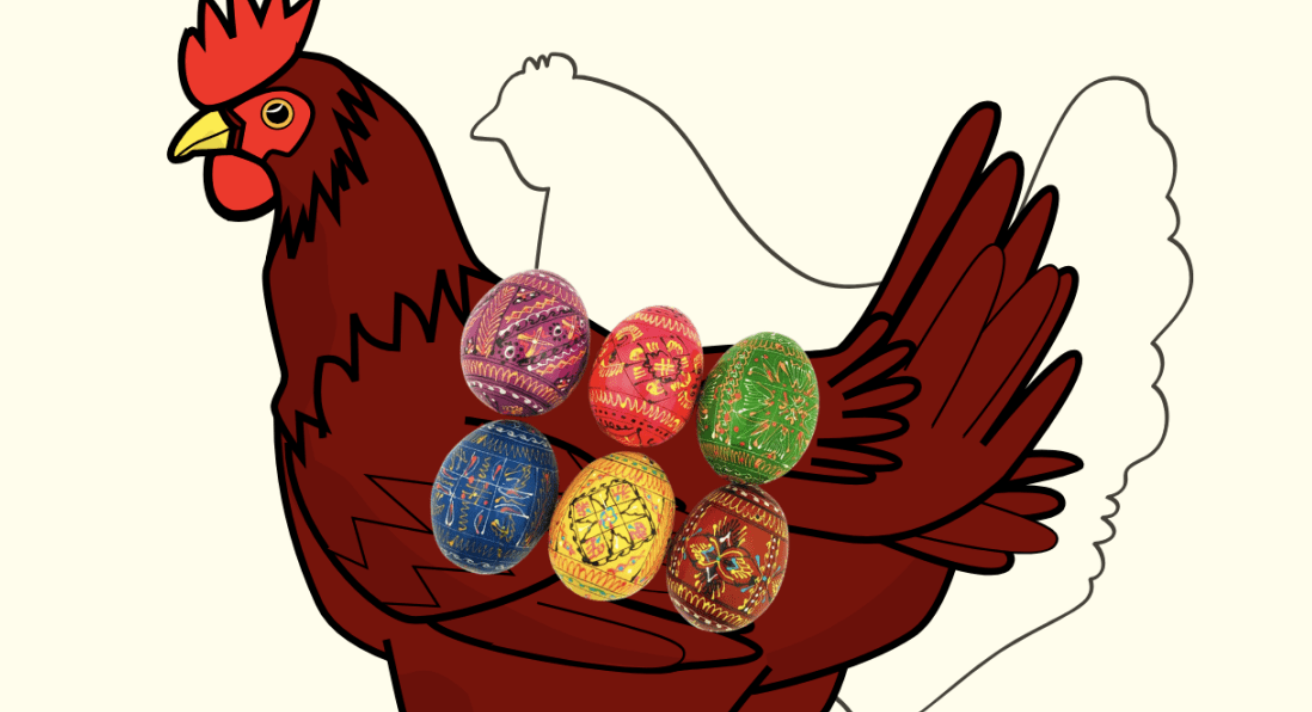 Chasser les oeufs avec Pascale la poule à la bibliothèque de Saint-Pierre