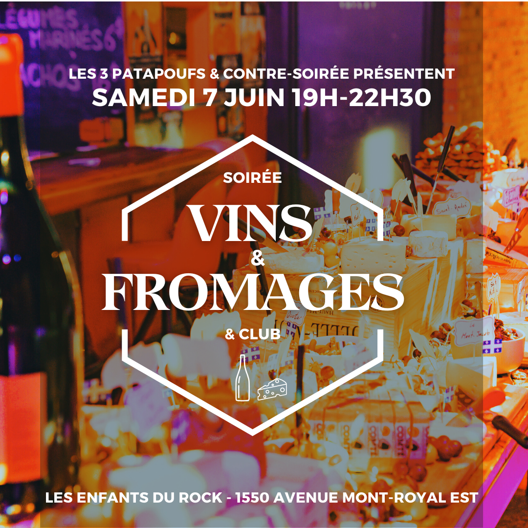 Soirée vins et fromages