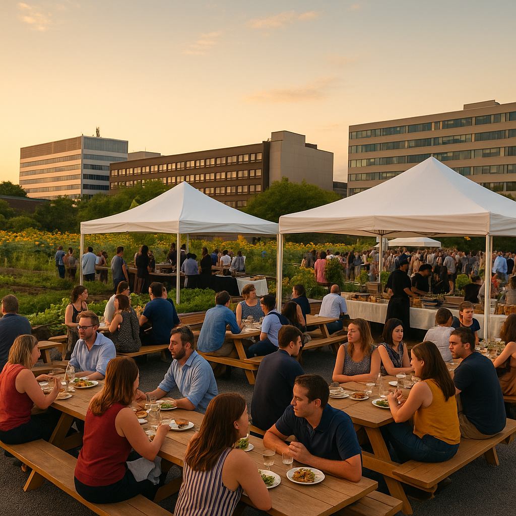 Banquet solidaire : de la ville à l’assiette