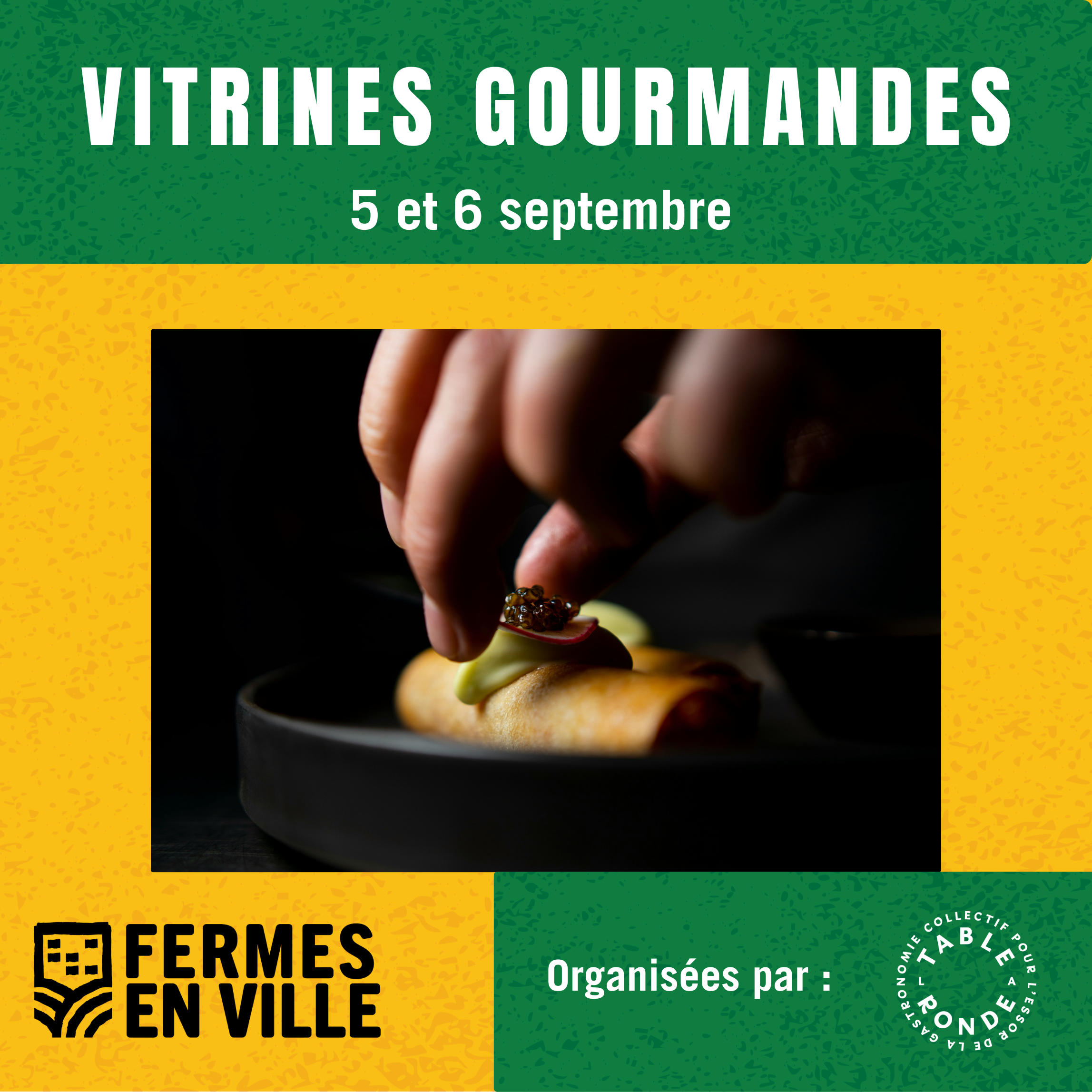 Vitrines gourmandes de Fermes en Ville