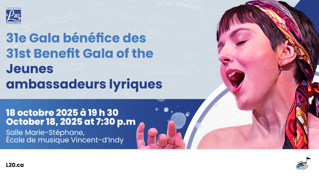 31e Gala bénéfice des Jeunes Ambassadeurs Lyriques