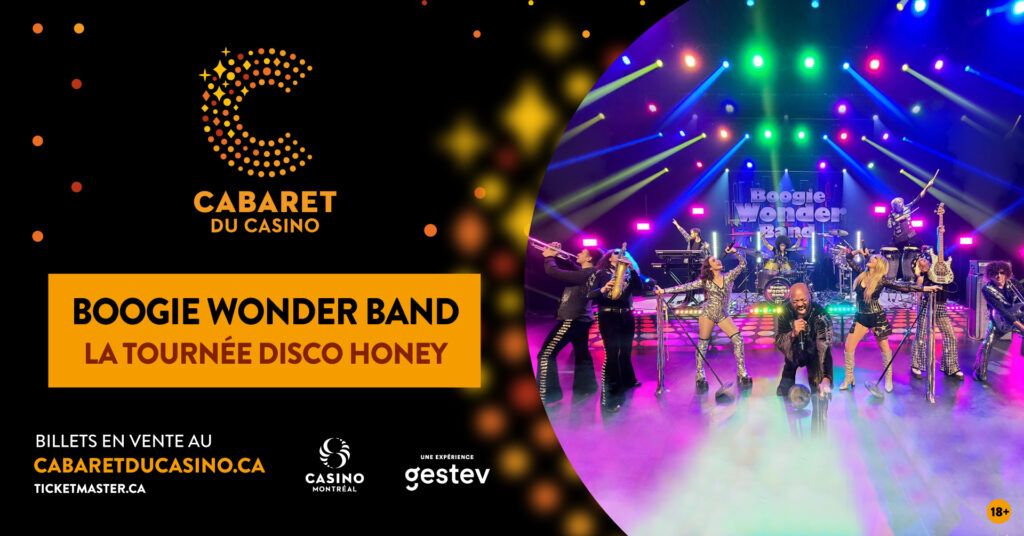 Boogie Wonder Band au Cabaret du Casino de Mtl