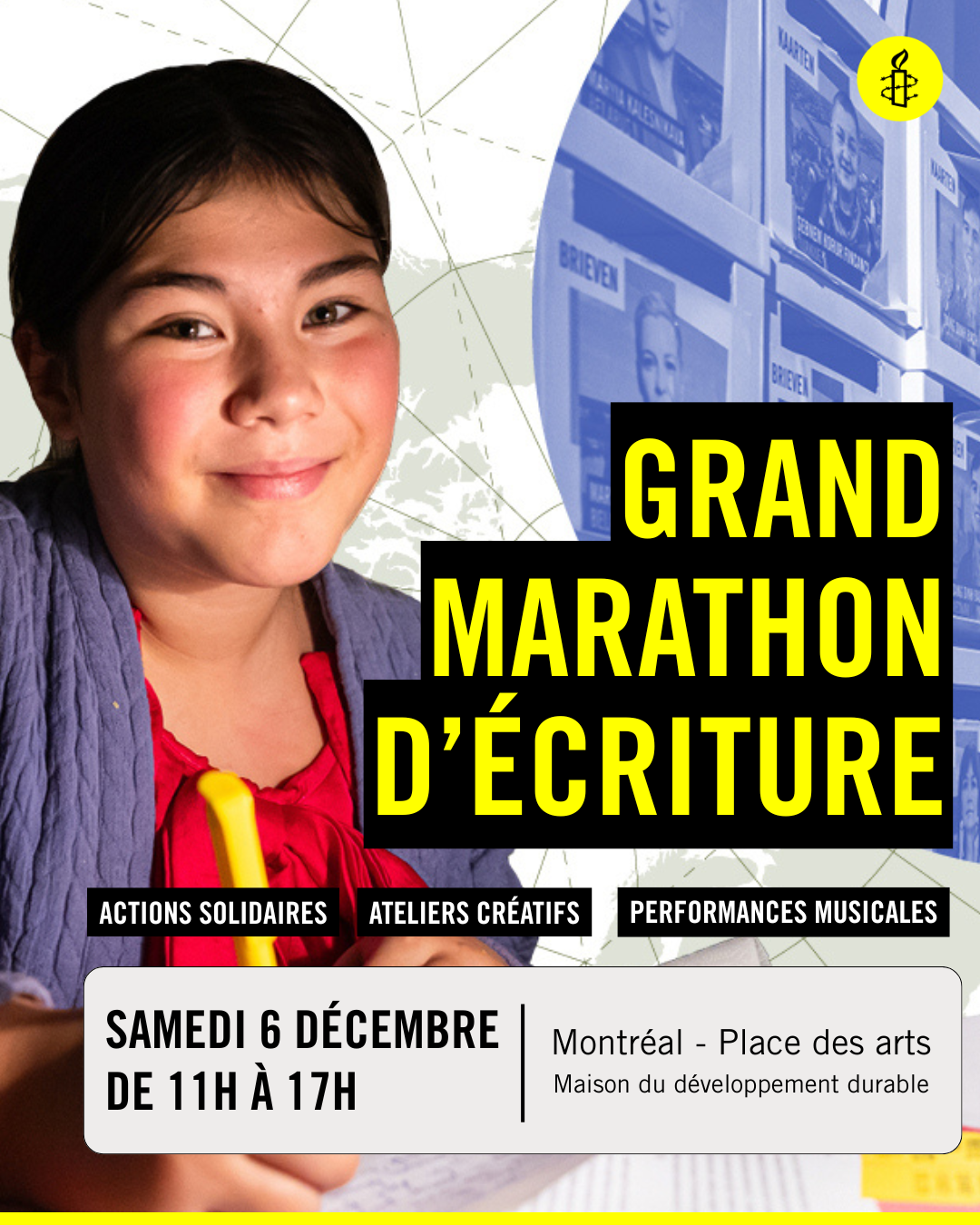 Marathon d’écriture : Écrire ça libère